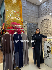 WOOLEN CORD WITH CUT SLEEVES SHRUG (IMP-724)