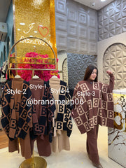 WOOLEN CORD WITH B SHAWL (IMP-672)