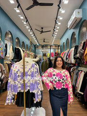 CROCHET  FLOWER TOP (PRM-761)