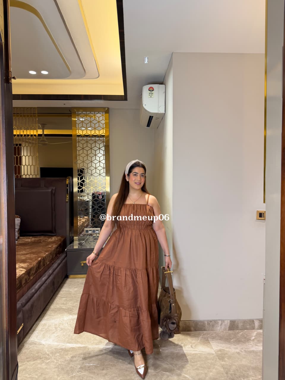 Rayon Maxi Dress (DRESS-323)