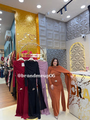 IMPORTED CAPE DRESS (PRM-813)