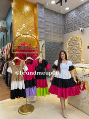 COTTON FRILL DRESS (DRESS-335)