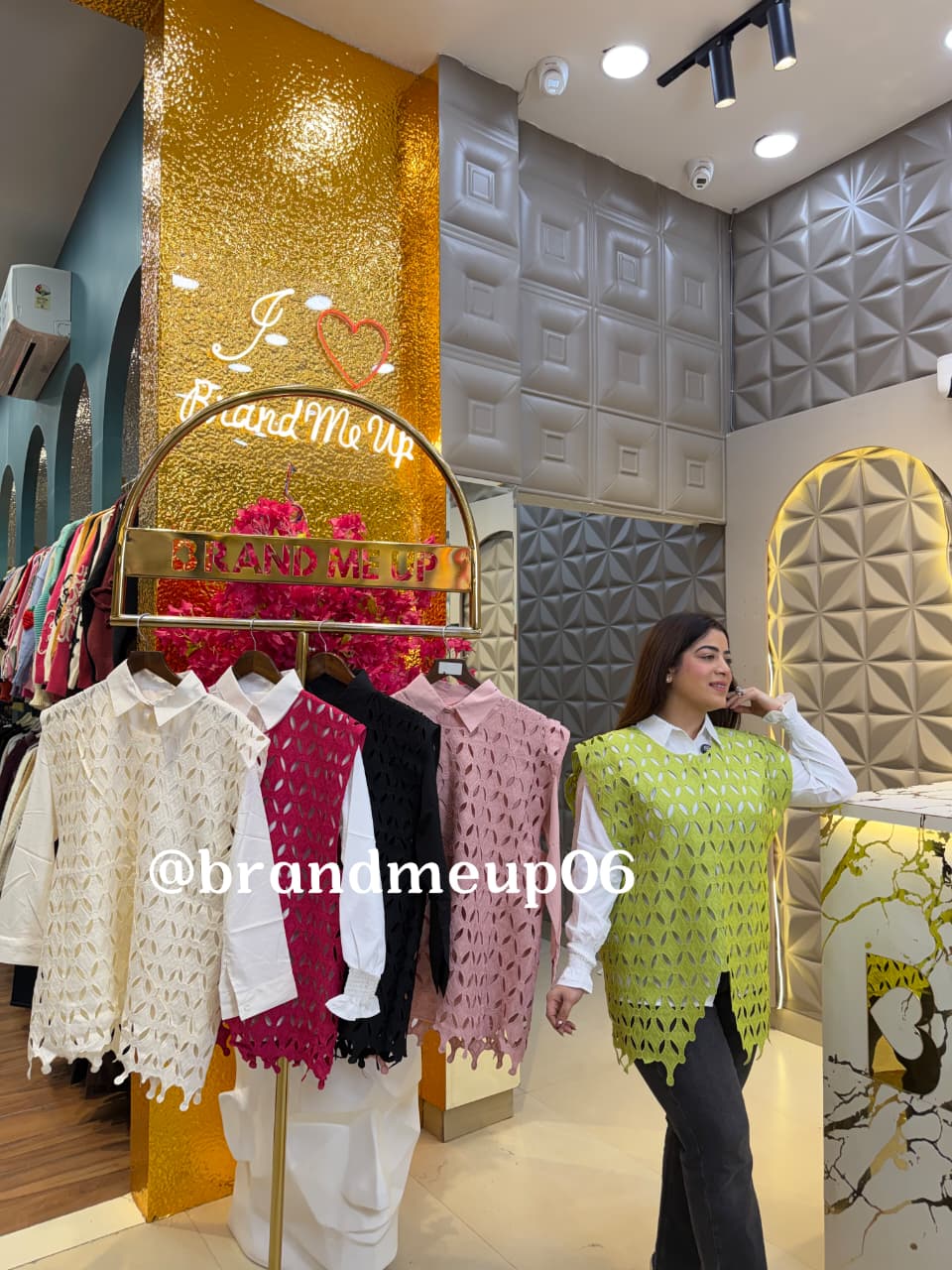 Shirt With Crochet Top (PRM-356)