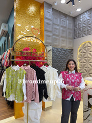 Shirt With Crochet Top (PRM-357)