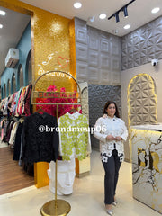 Shirt With Crochet Top (PRM-358)