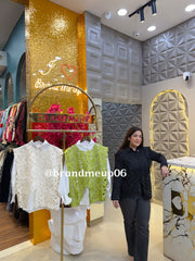 Shirt With Crochet Top (PRM-355)