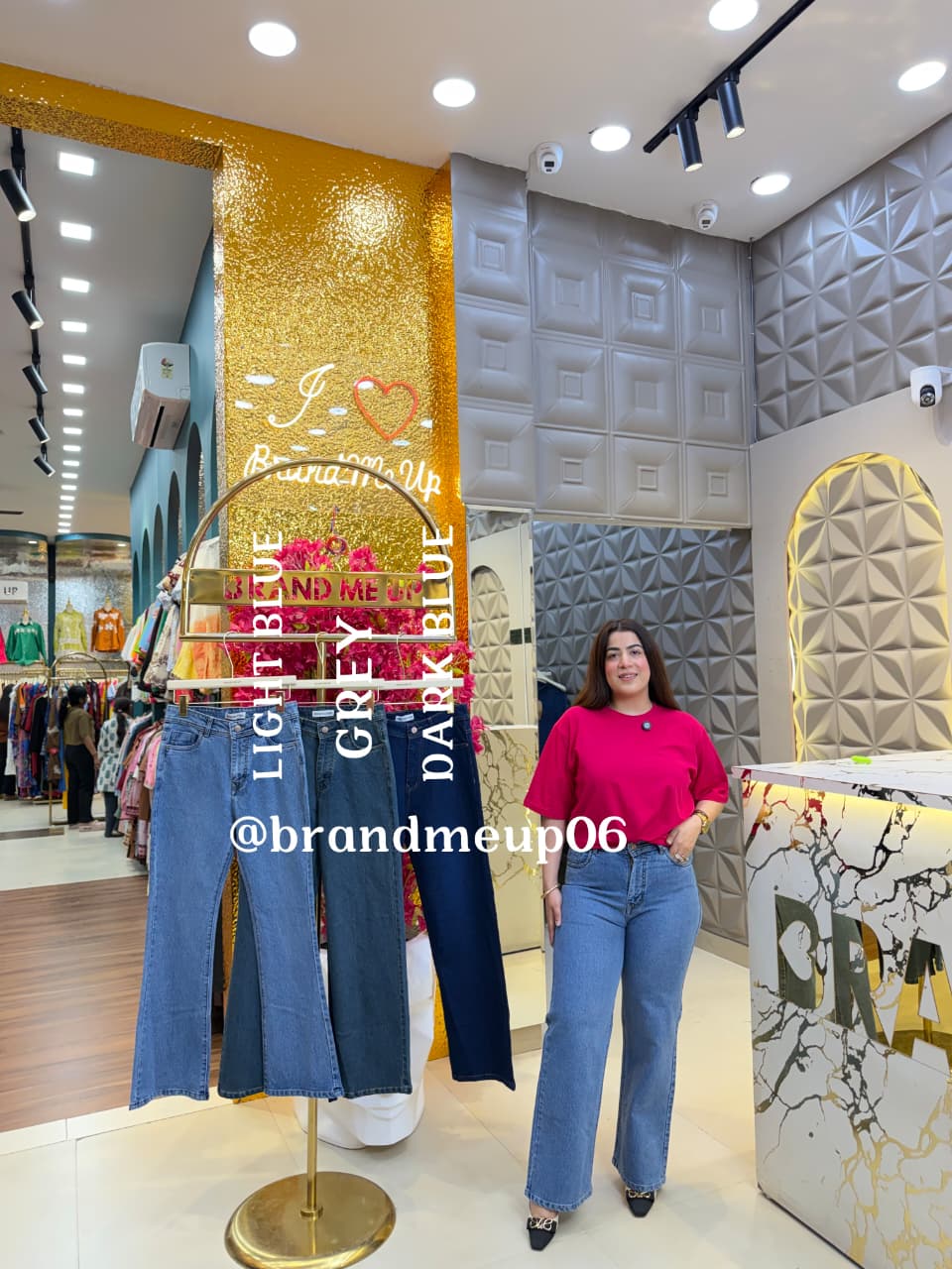 DENIM STRAIGHT FIT JEANS  (PRM-859) (CODE-2641)