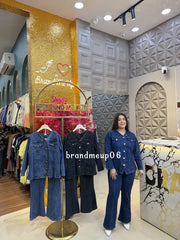 'FAME' DENIM 2PCS CORD (PRM-876)