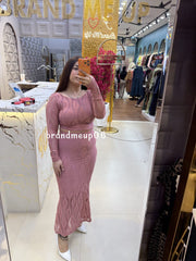LACE FABRIC SKIRT SET (DRESS-354)