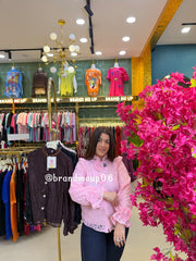 'LIVA' ROSE LACE TOP (CODE 2165) (PRM-930)