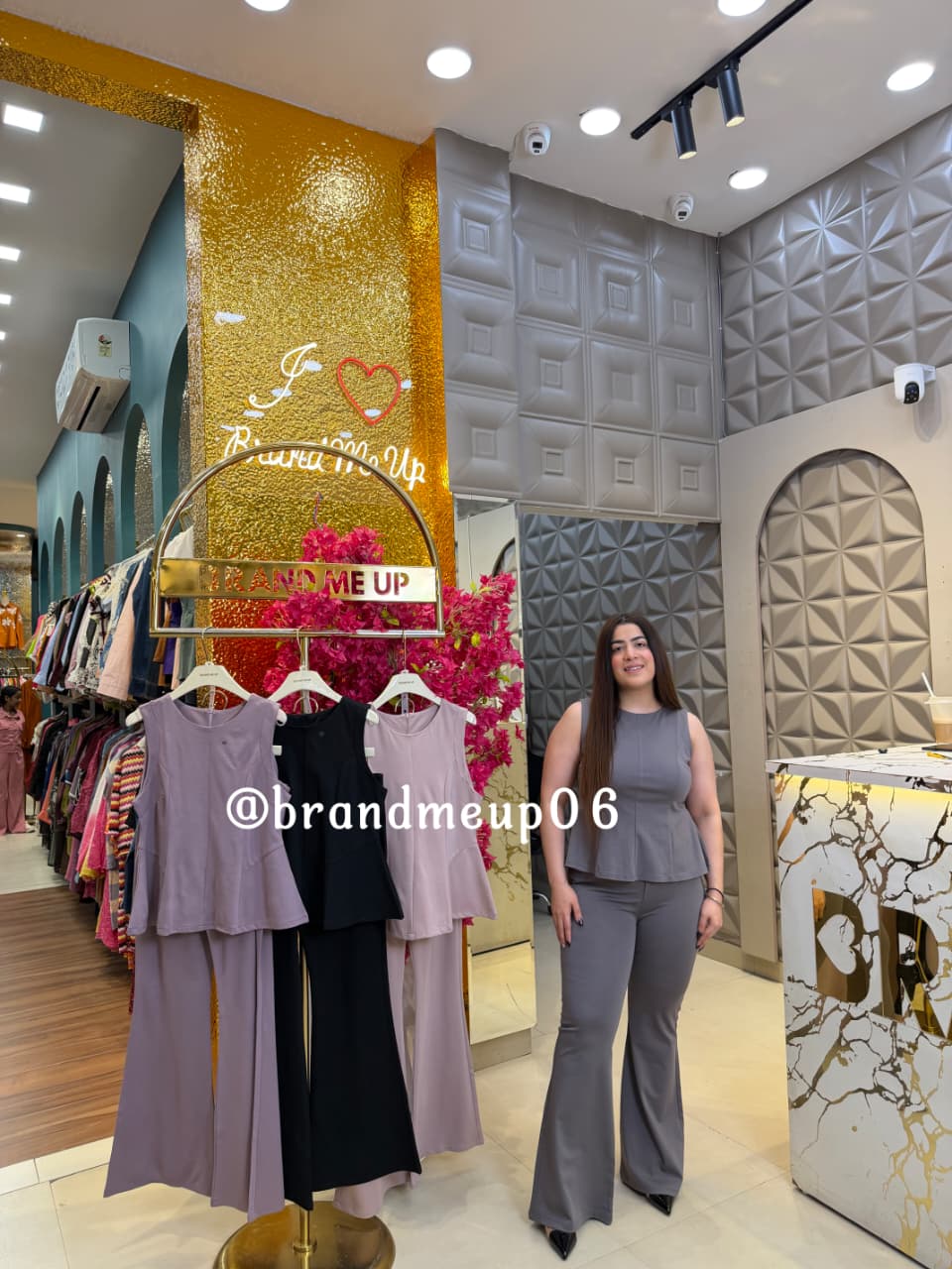 Peplum Top With Pant (PRM-856)