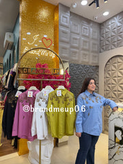 ‘BUTTERFLY’ COTTON SEQUENCE SHIRT (CODE-8167) (SKU-64)