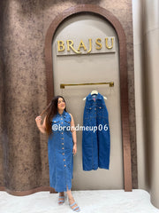 'BLISS' DENIM DRESS (PRM-894)