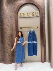 'BLISS' DENIM DRESS (PRM-894)