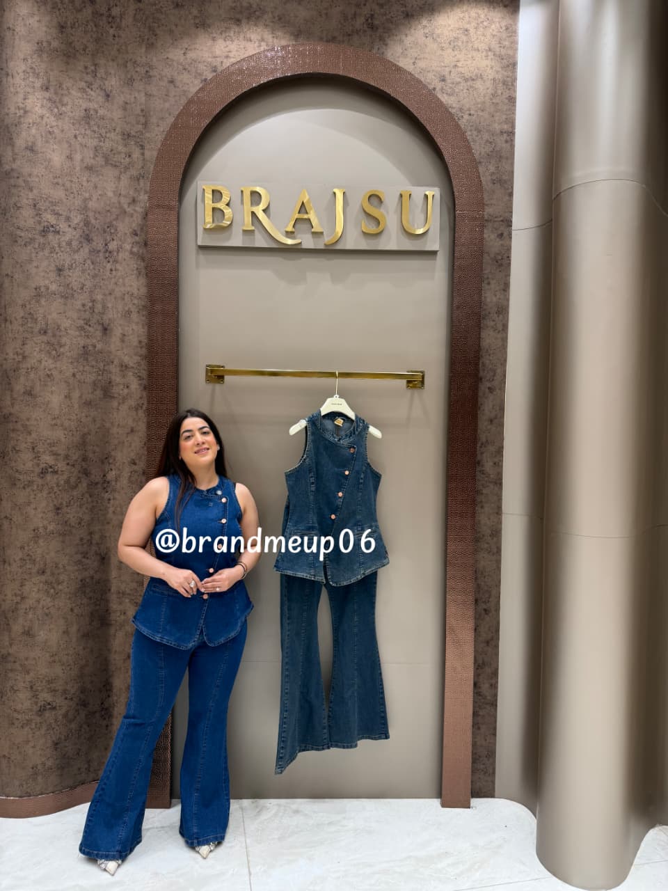 ‘KIN’ 2PCS DENIM CORD SET (SKU-199) (CODE-2731)