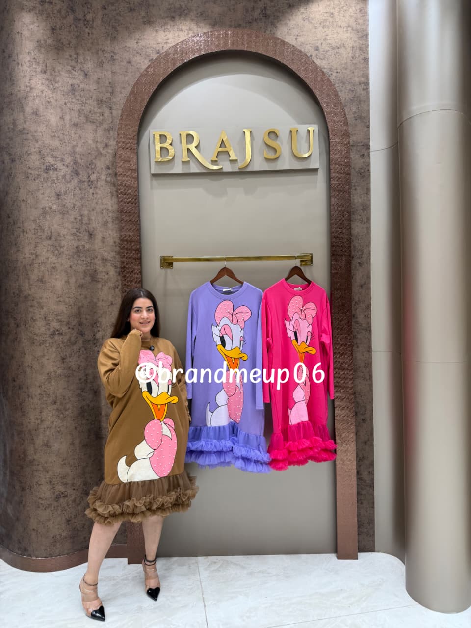 CUTE FRILL DRESS WITH POCKET (PRM-736)