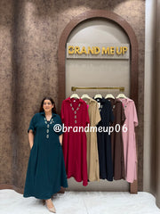 ‘BEAT’ LONG MAXI DRESS WITH POCKET (SKU-290)