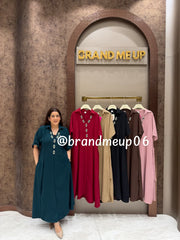 ‘BEAT’ LONG MAXI DRESS WITH POCKET (SKU-290)