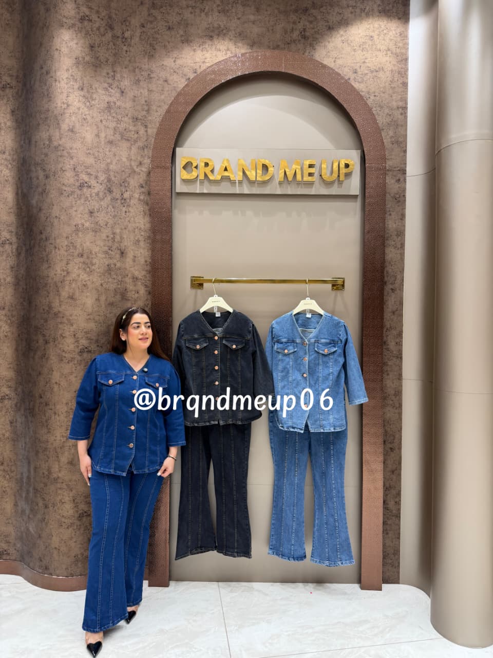 'FAME' DENIM 2PCS CORD (PRM-876)