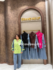 IMPORTED DENIM CORD SET (PRM-713)