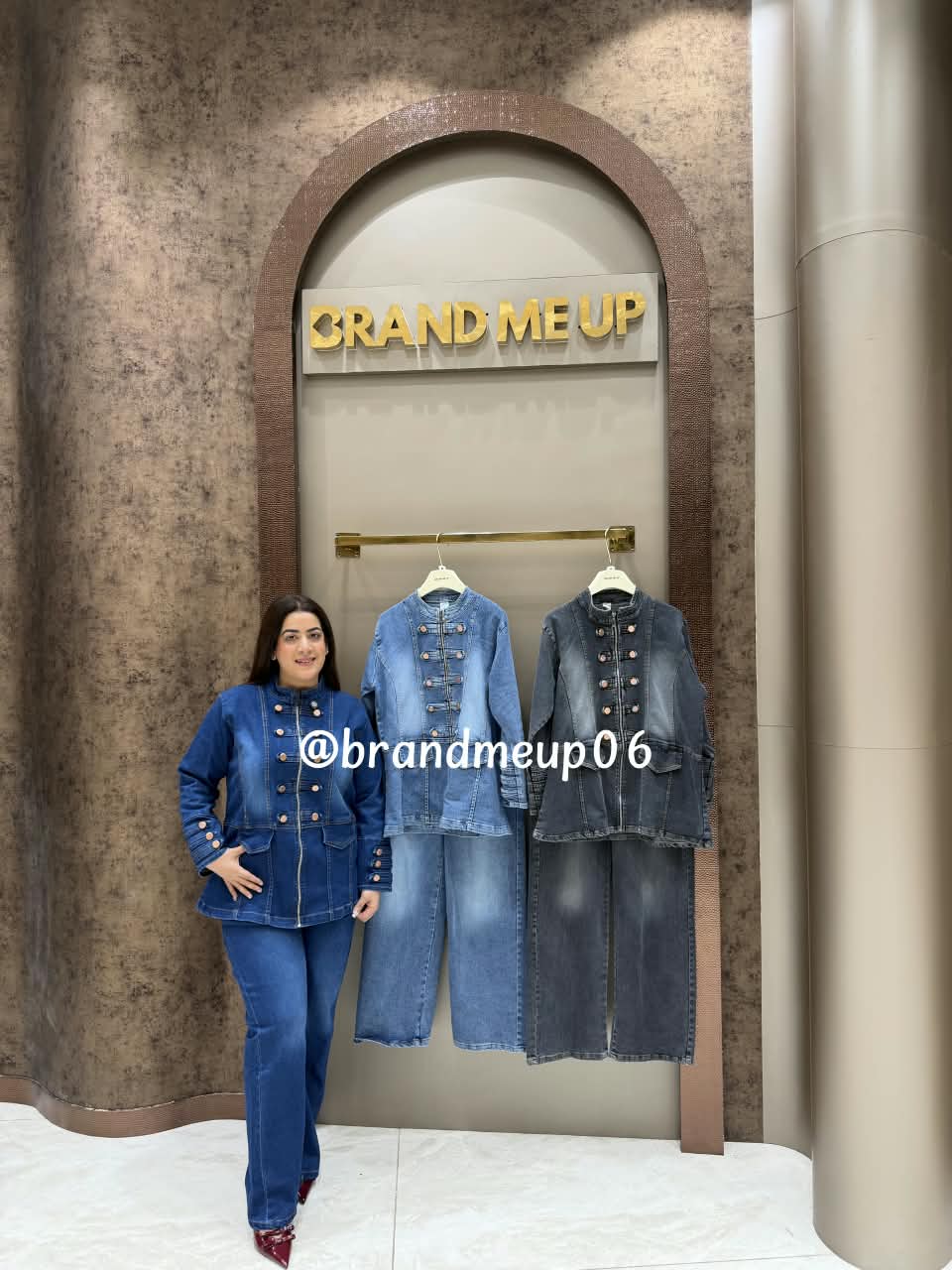 'AVI' 2PCS DENIM CORD SET (SKU-351)