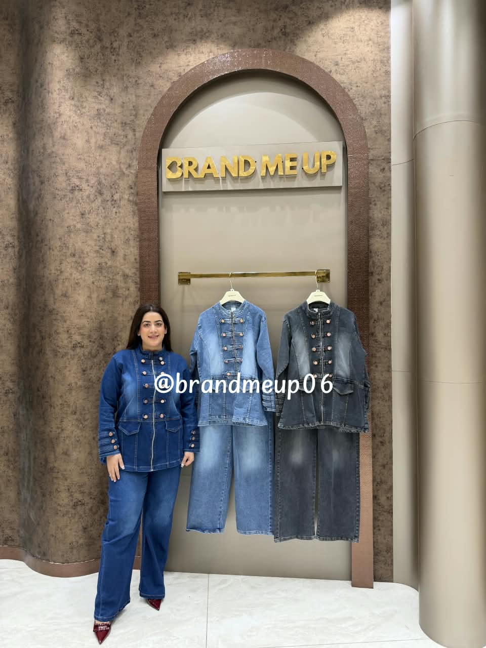 'AVI' 2PCS DENIM CORD SET (SKU-351)