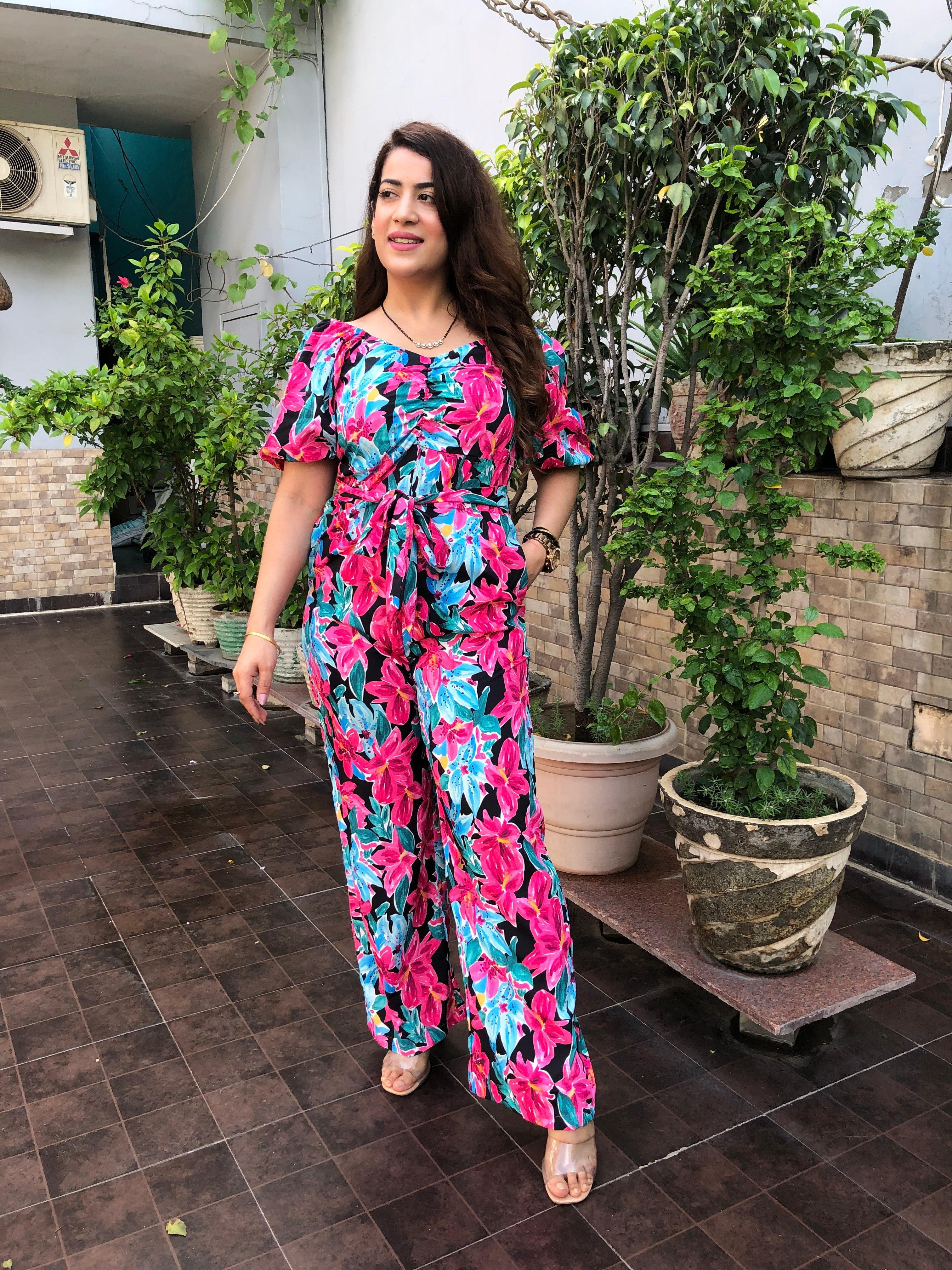 Floral Jumpsuit