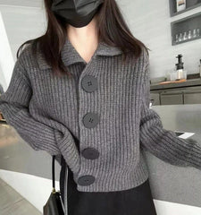 Plain Woolen Cardigan (IMP-30)